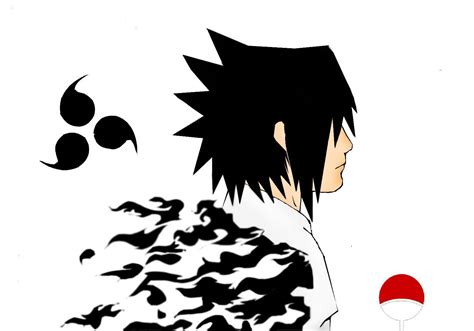 Sasuke curse mark design template